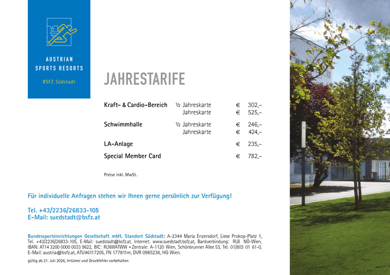 Tarife 2026, S. 6